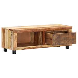 TV stolek 100 x 30 x 33 cm masivní recyklované dřevo - obrázek 4