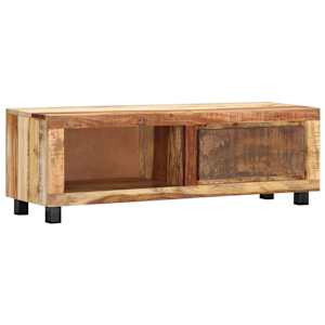 TV stolek 100 x 30 x 33 cm masivní recyklované dřevo - obrázek 10