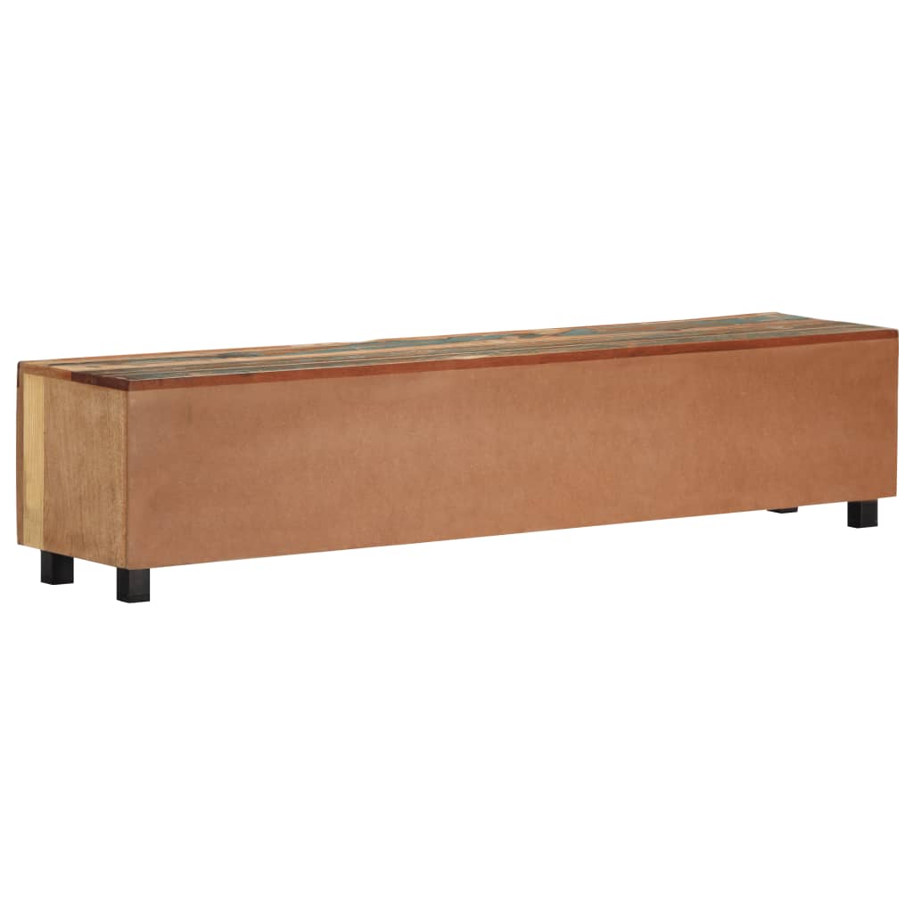 vidaXL Mueble para la TV madera maciza reciclada 150x30x33 cm