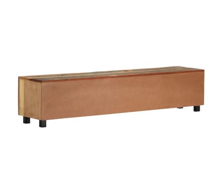 vidaXL Meuble TV 150 x 30 x 33 cm Bois de récupération massif