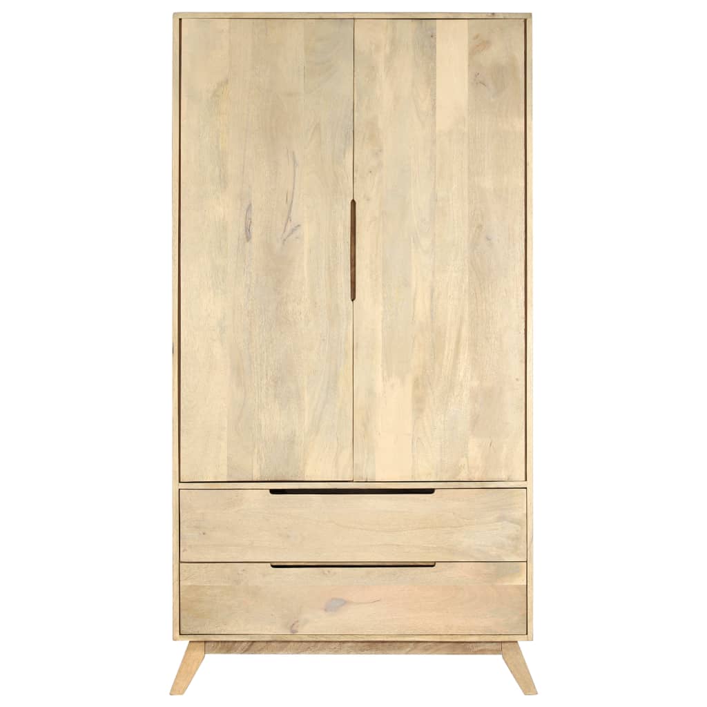 

vidaXL Kledingkast 100x55x190 cm massief mangohout