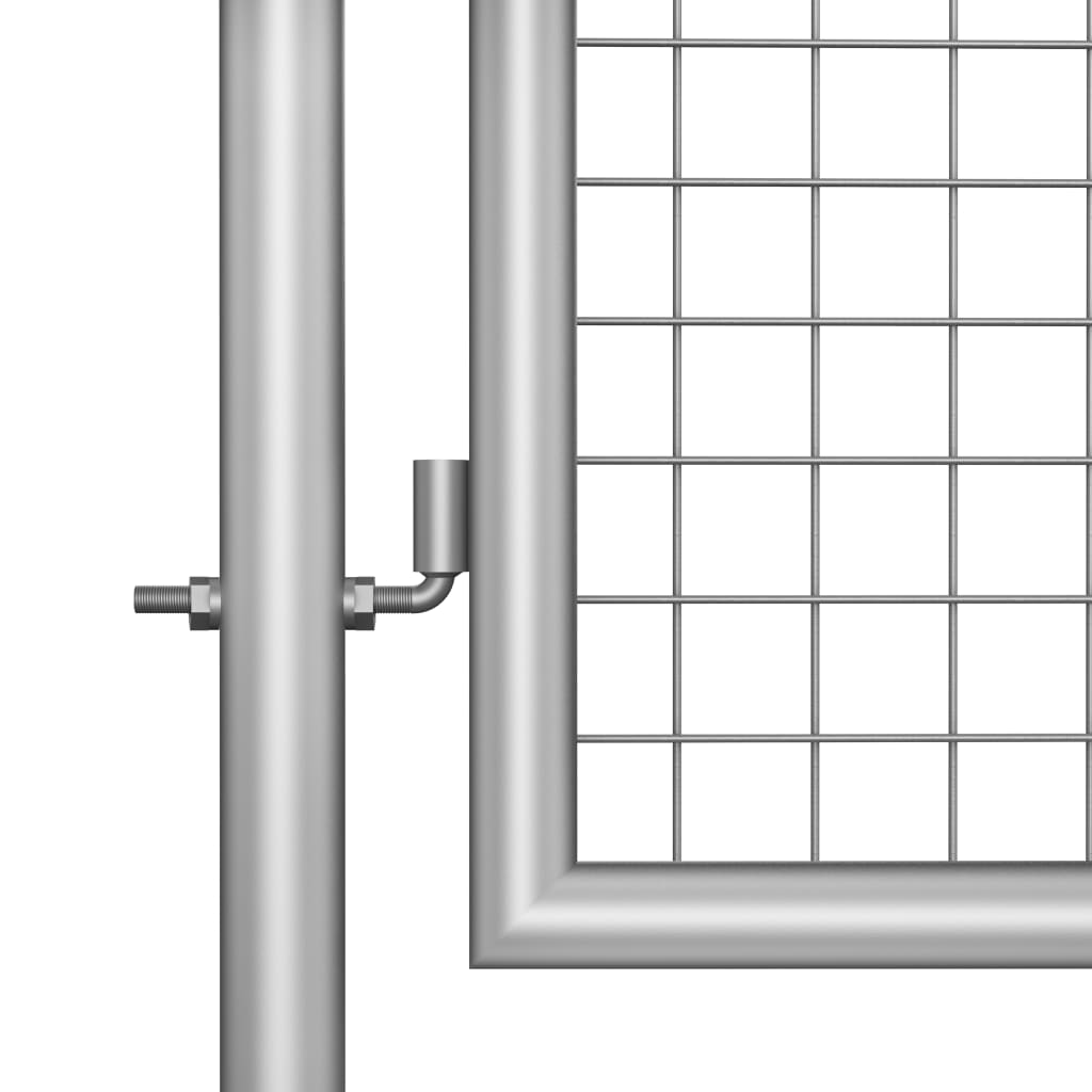 Thumbnail - vidaXL Gartentor Verzinkter Stahl 105x250 cm Silbern
