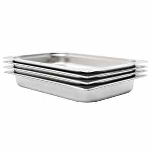 Gastronádoby 4 ks GN 1/1 65 mm nerezová ocel - obrázek 1