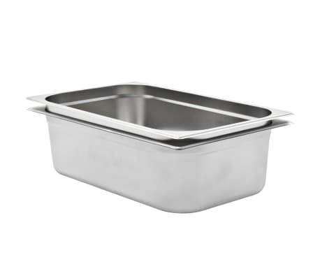 Set Küchenutensilien vida Pfannendeckel GN 1//1 Edelstahl 530×325 mm 2 Stücke