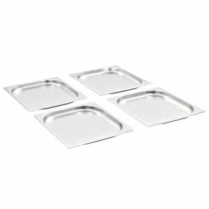 vidaXL Λεκάνες Gastronorm 8 τεμ. GN 1/2 20 χιλ. από Ανοξείδωτο Ατσάλι