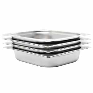 Gastronádoby 4 ks GN 1/2 65 mm nerezová ocel - obrázek 1