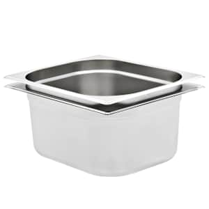Gastronádoby 2 ks GN 1/2 150 mm nerezová ocel - obrázek 1