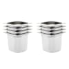 vidaXL toiduplaadid 8 tk, GN 1/6 150 mm, roostevaba teras