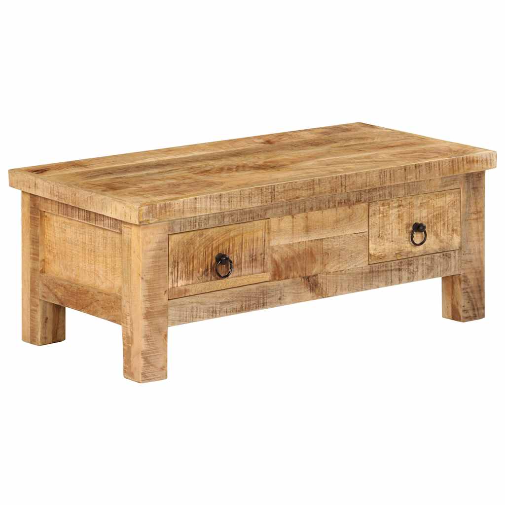 vidaXL Sohvapöytä 90x45x35 cm täysi mangopuu