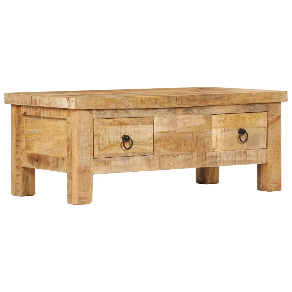 Konferenční stolek 90 x 45 x 35 cm masivní mangovníkové dřevo - obrázek 14
