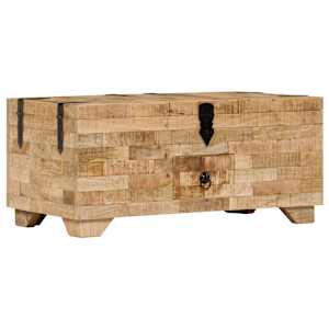 Konferenční stolek masivní mangovníkové dřevo 80 x 40 x 35 cm - obrázek 3