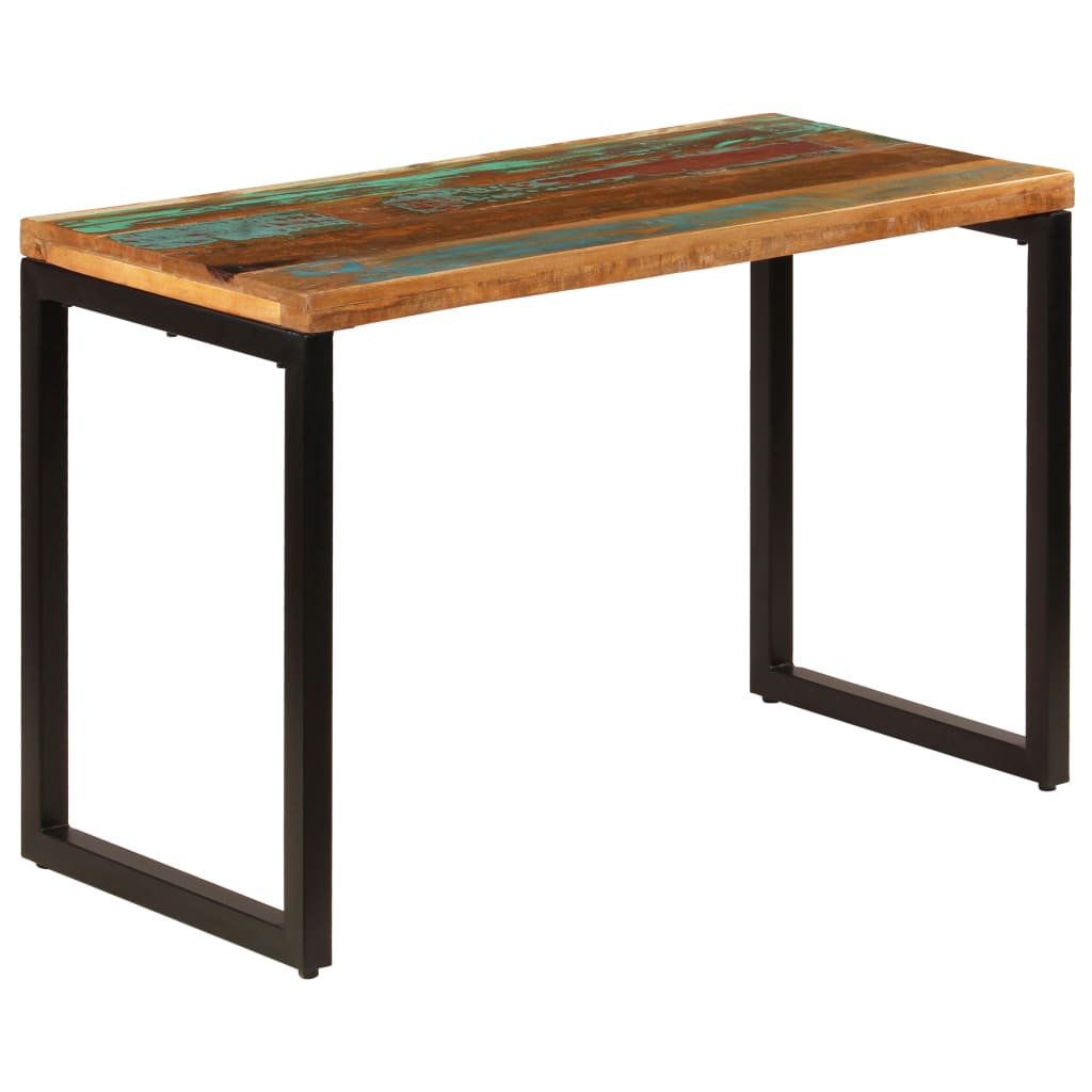 Jídelní stůl 115 x 55 x 76 cm masivní recyklované dřevo a ocel