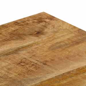 Konferenční stolek 100 x 50 x 35 cm masivní mangovník a ocel - obrázek 5