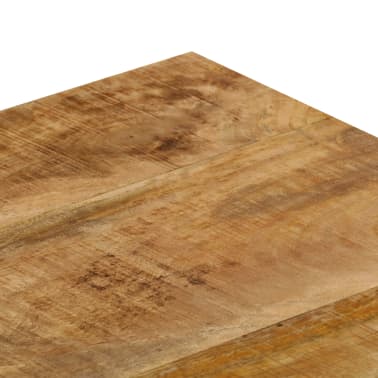 vidaXL Mesa de centro 110x50x35 cm madeira de mangueira maciça e aço[5/14]
