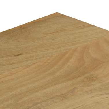 vidaXL Mesa de centro 110x50x35 cm madeira de mangueira maciça e aço[5/14]