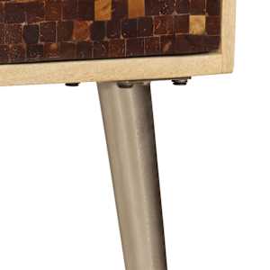 Příborník 120 x 30 x 75 cm masivní mangovníkové dřevo - obrázek 8