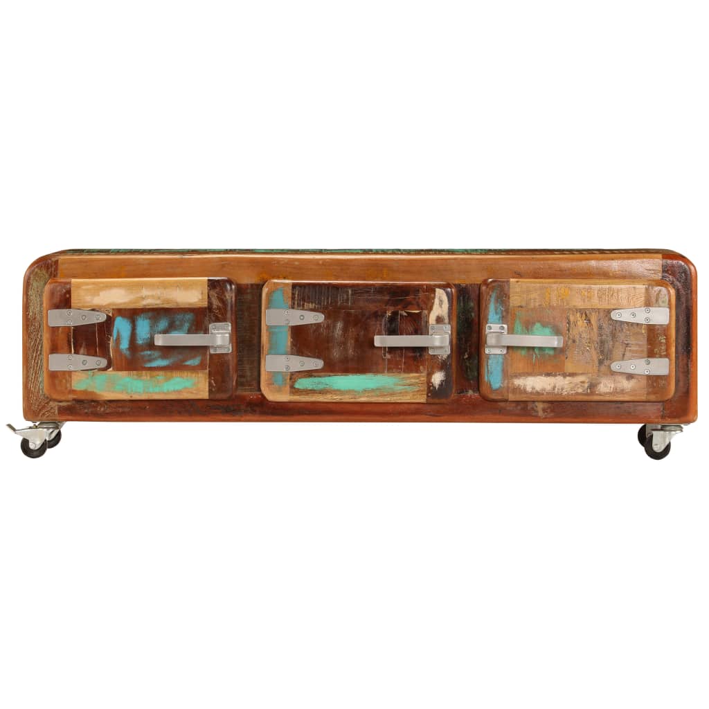 

vidaXL Tv-meubel 120x30x37 cm massief gerecycled hout
