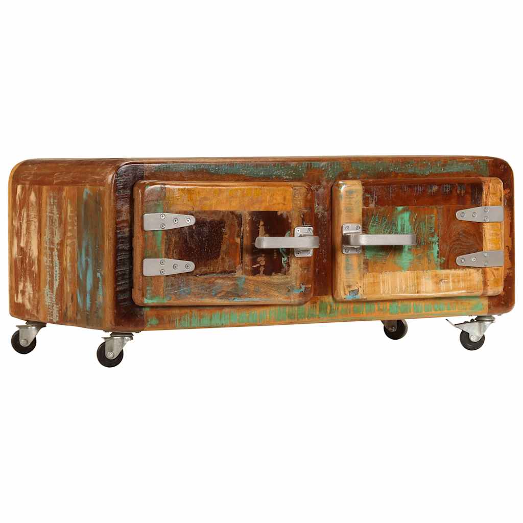 Konferenční stolek 85 x 55 x 40 cm masivní recyklované dřevo - obrázek 14
