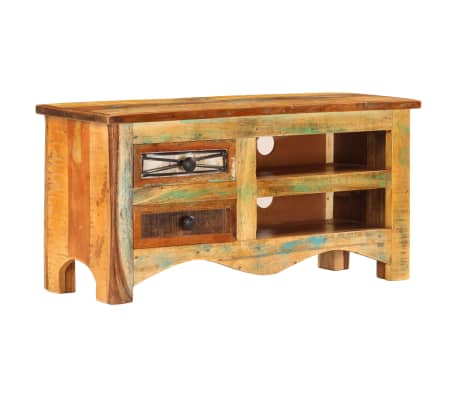 Vidaxl Tv Cabinet 31 5 Solid Reclaimed Wood Tv Stand Couch Table