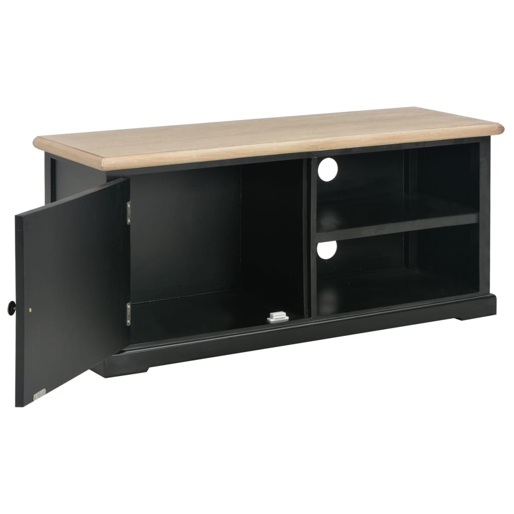 

vidaXL Tv-meubel 90x30x40 cm hout zwart