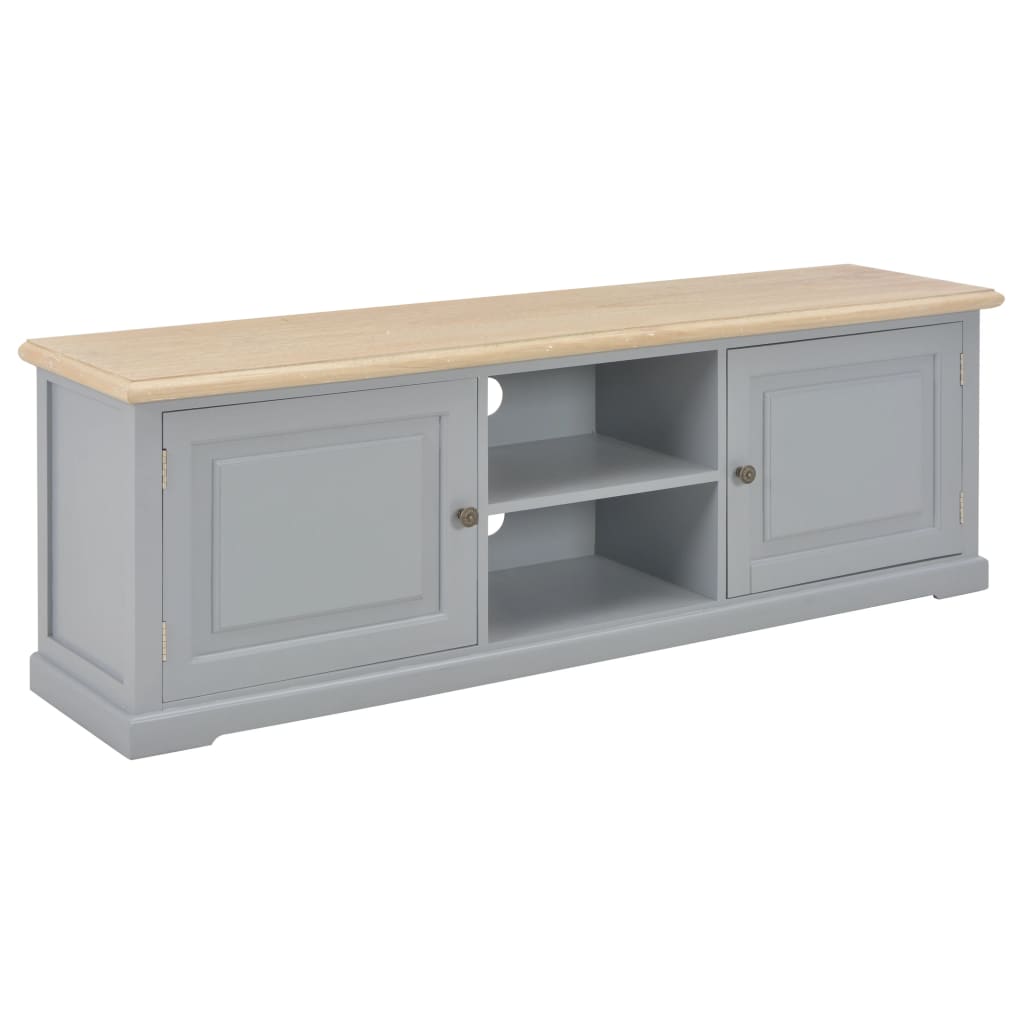 vidaXL TV-Schrank Grau 120x30x40 cm Holz