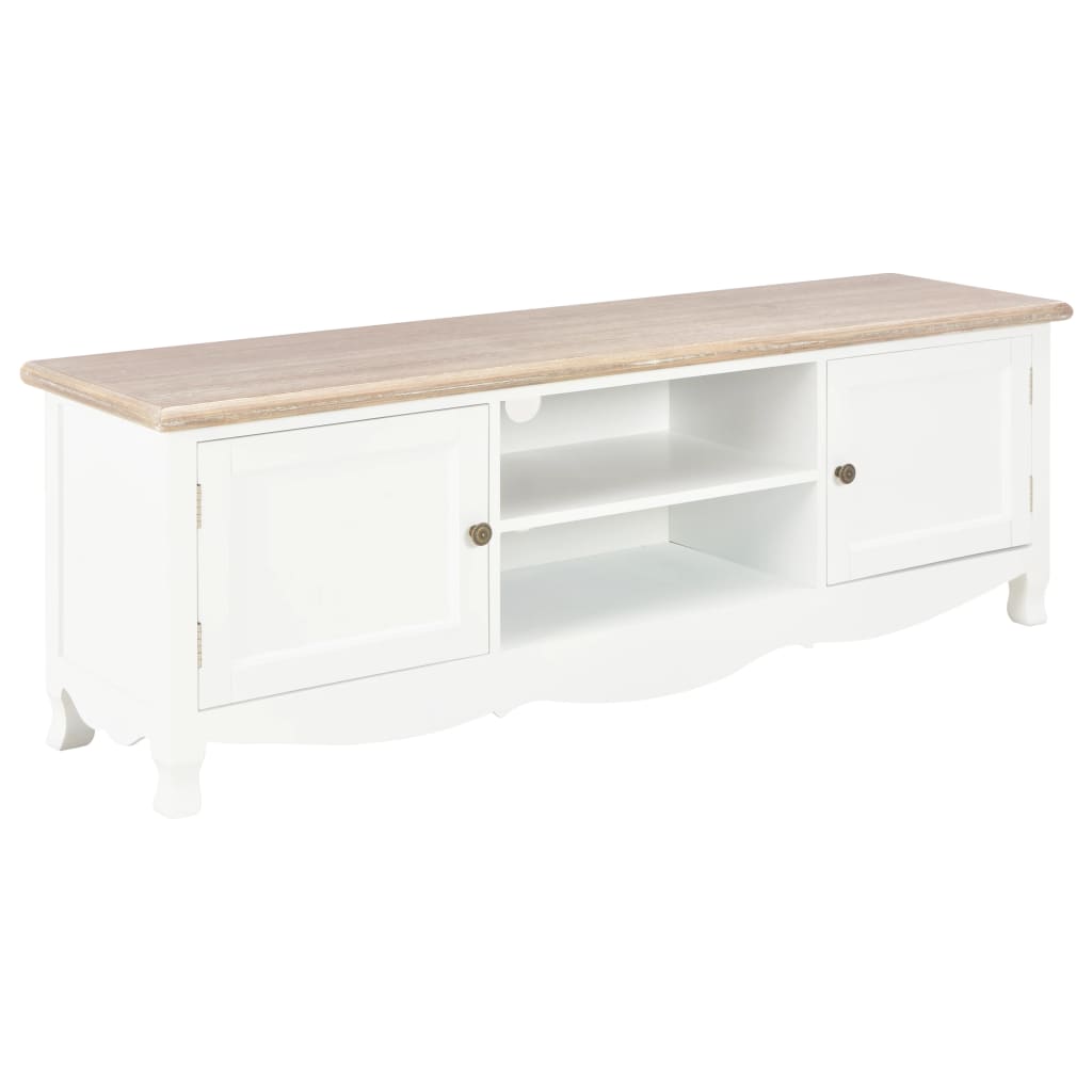 vidaXL TV-Schrank Weiß 120×30×40 cm Holz