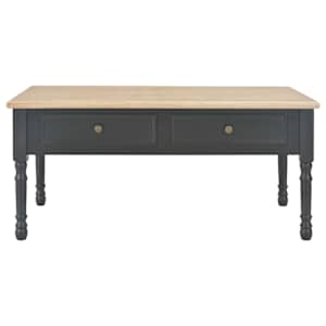 Konferenční stolek černý 100 x 55 x 45 cm dřevo - obrázek 3