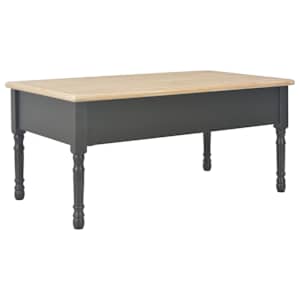 Konferenční stolek černý 100 x 55 x 45 cm dřevo - obrázek 4