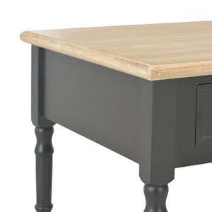 Konferenční stolek černý 100 x 55 x 45 cm dřevo - obrázek 6