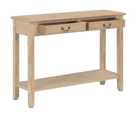 vidaXL Table console 110x35x80 cm Bois