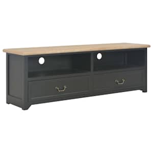 TV stolek černý 120 x 30 x 40 cm dřevo