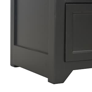 TV stolek černý 120 x 30 x 40 cm dřevo - obrázek 7