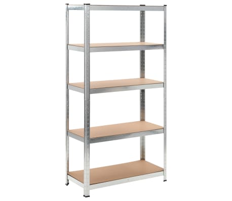 vidaXL Storage Shelves 2 pcs 35.4"x15.7"x70.9" MDF