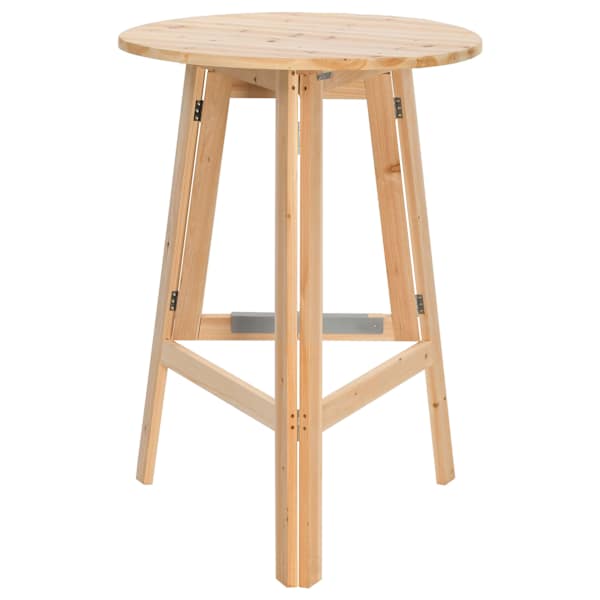 vidaXL kokkupandav baarilaud, 78 cm, kuusepuit