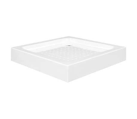 vidaXL Base de chuveiro 70x70x13,5 cm acrílico branco