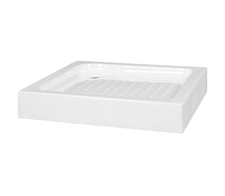 vidaXL Base de chuveiro 80x80x13,5 cm acrílico branco vidaXL Base de chuveiro 80x80x13,5 cm acrílico branco