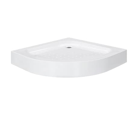 vidaXL Piatto Doccia 70x70x13,5 cm in Acrilico Bianco