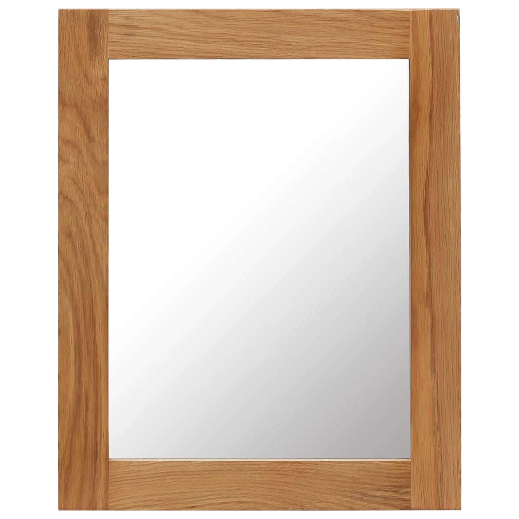 Image of vidaXL Mirror 40x50 cm Solid Oak Wood