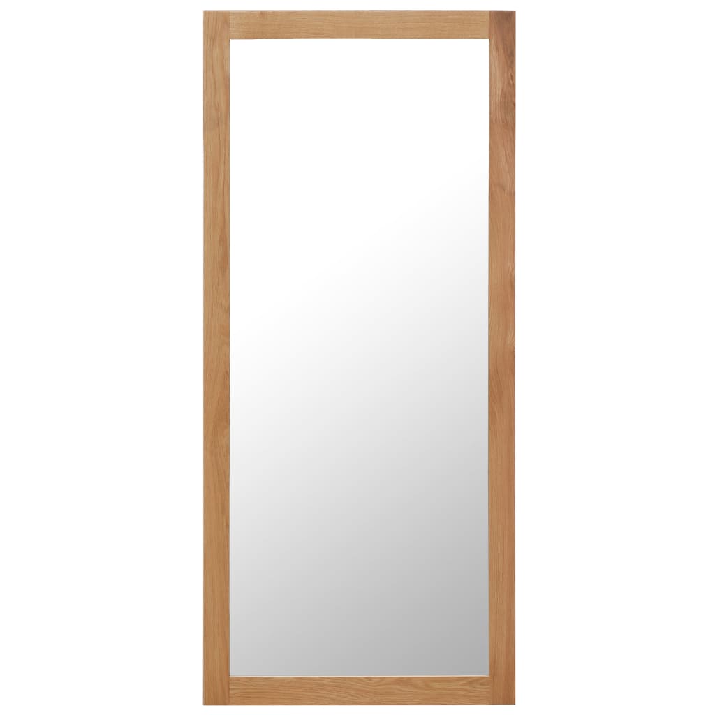 Image of vidaXL Mirror 50x140 cm Solid Oak Wood