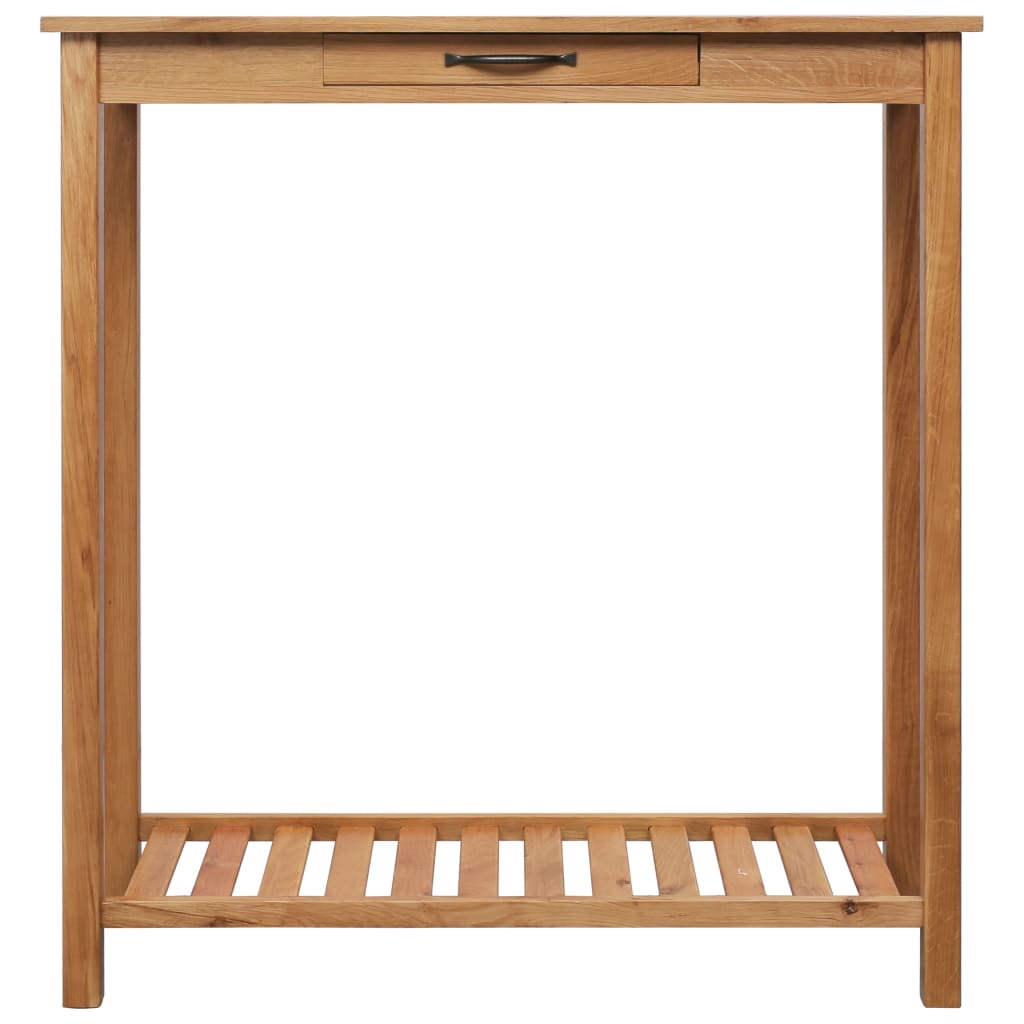 vidaXL Table de bar 100x40x110 cm Bois de chêne solide