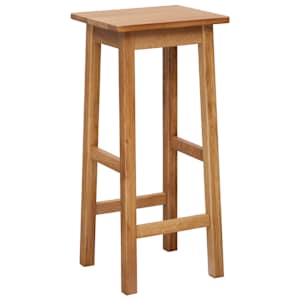 vidaXL Baro taburetės, 2vnt., ąžuolo medienos masyvas