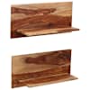 vidaXL seinariiulid 2 tk 58 x 26 x 20 cm toekas akaatsiapuu