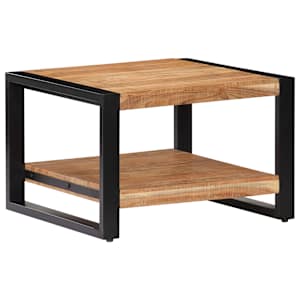 Konferenční stolek 60 x 60 x 40 cm masivní akáciové dřevo - obrázek 4