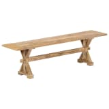 vidaXL Hall Bench 160x35x45 cm Solid Mango Wood