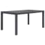  vidaXL barna rattan hatású műanyag kerti asztal 150 x 90 x 72 cm termék 2. képe