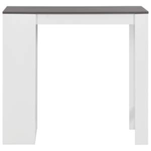 280216 vidaXL Bar Table with Shelf White 110x50x103 cm - obrázek 2