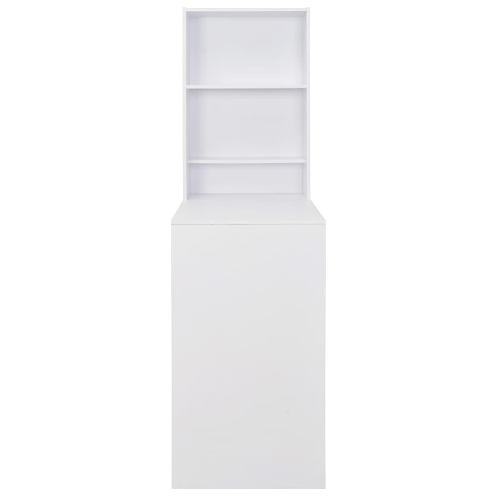 Thumbnail - vidaXL Bartisch mit Schrank Weiß 115x59x200 cm