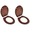 vidaXL prill-lauad kaantega, 2 tk, MDF, pruun