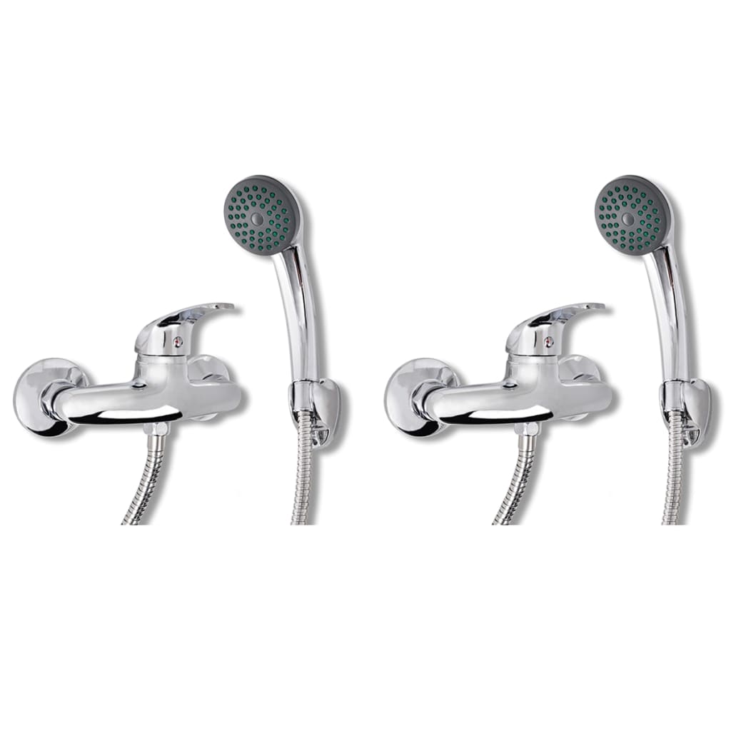 vidaXL Chuveiros misturadores 2 pcs