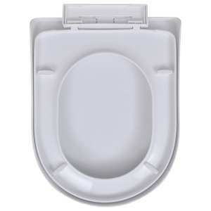 WC sedátka s funkcí pomalého sklápění 2 ks bílá plastová - obrázek 4